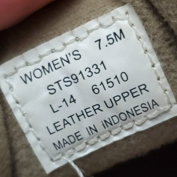 Sperry Top Sider STS91331 Size 7.5 M Boat Leather Loafer Brown Pink Blue Shoes - Picture 5 of 7